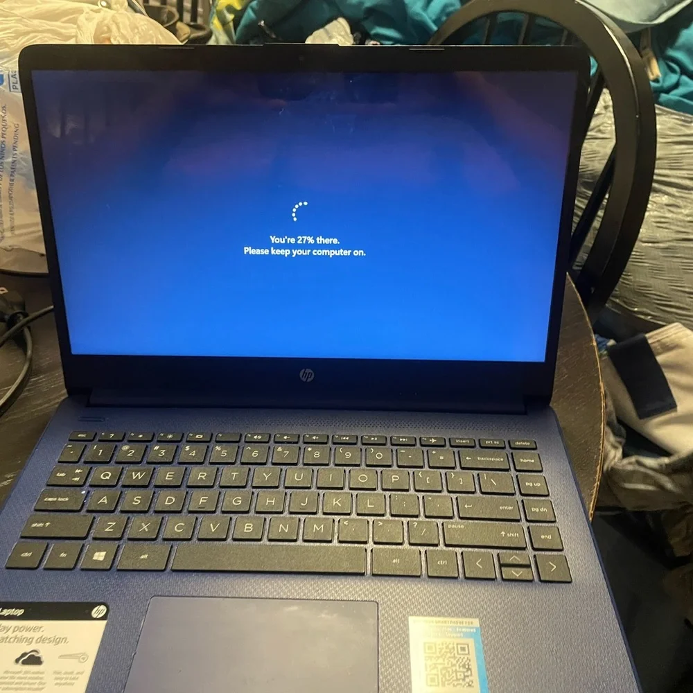 HP touch screen lap top computer